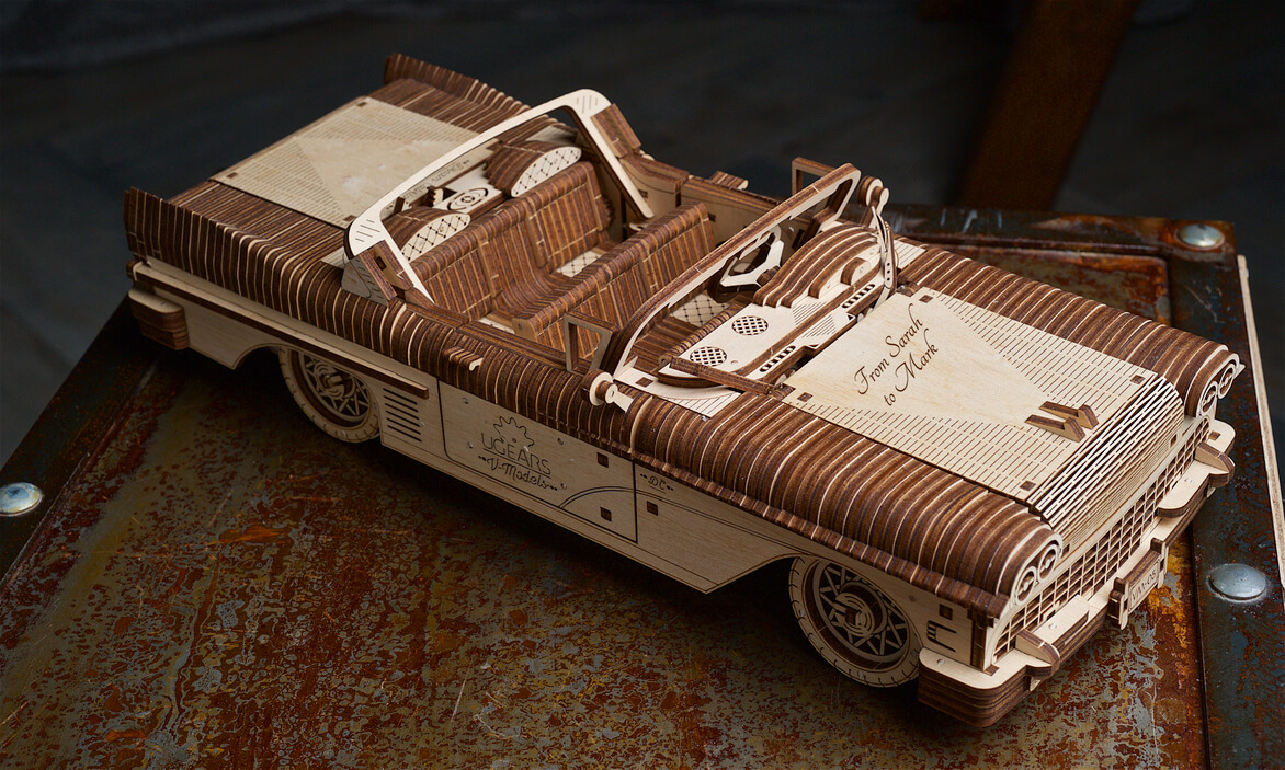 3D wooden puzzle Dream Cabriolet VM-05